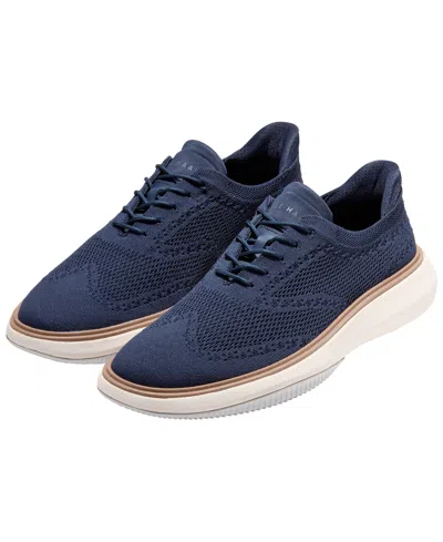 Cole Haan Originalgrand Cityspectre Stitchlite Wingtip In Blue
