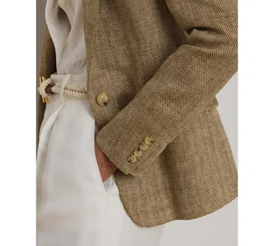Ralph Lauren Herringbone-pattern Blazer In Multi