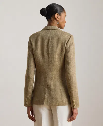 Ralph Lauren Herringbone-pattern Blazer In Multi