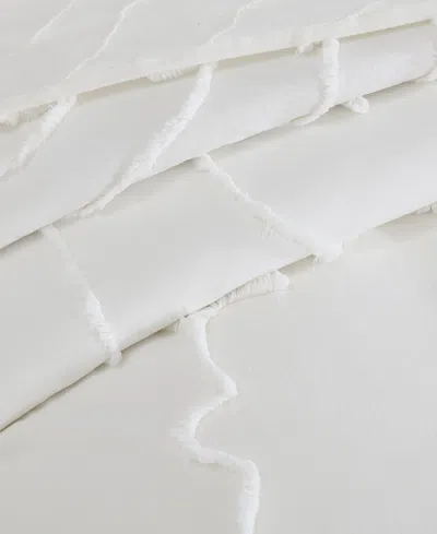 Elle Decor Chenille Classic Bedspread, Full In White