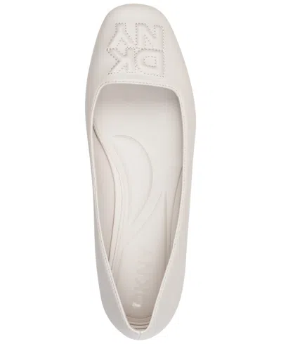 Dkny Darianne Ballet Flat In White