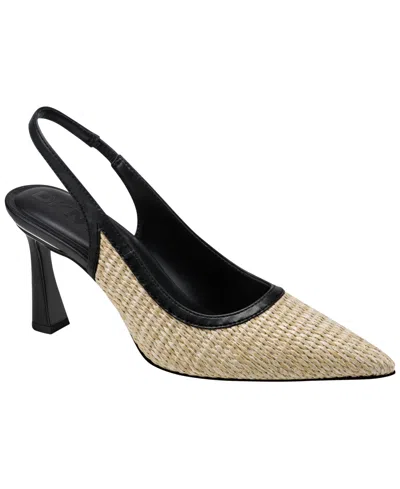 Dkny Woven Slingback Pumps In Multi