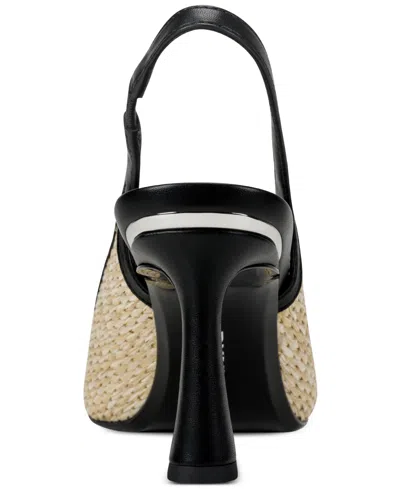 Dkny Woven Slingback Pumps In Multi