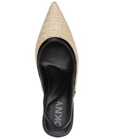 Dkny Woven Slingback Pumps In Multi