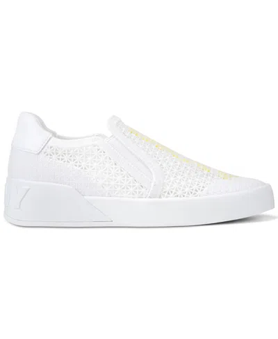 Dkny Marta Mesh Sneaker In White