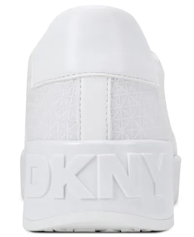 Dkny Marta Mesh Sneaker In White