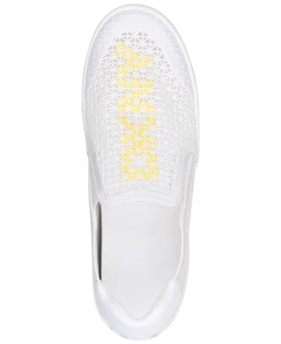 Dkny Marta Mesh Sneaker In White