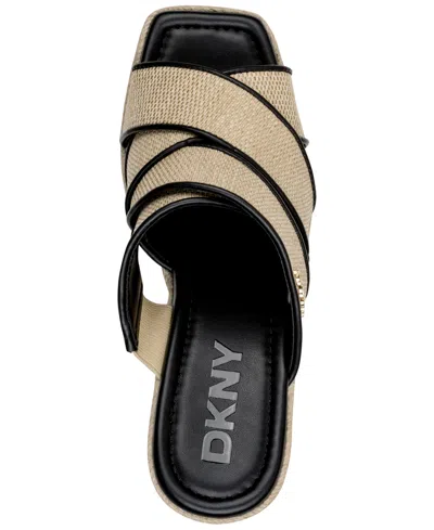 Dkny Cresson Platform Wedge Sandal In Multi