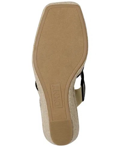 Dkny Cresson Platform Wedge Sandal In Multi