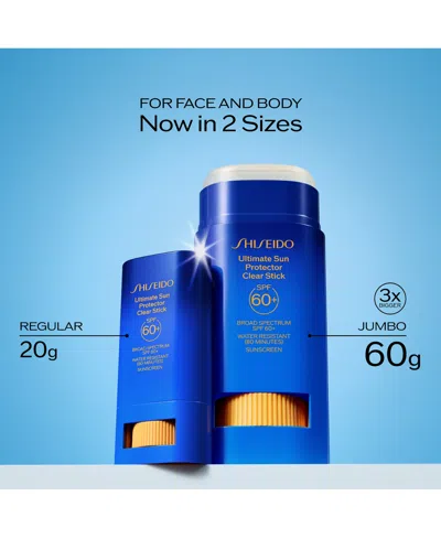 Shiseido Ultimate Sun Protector Clear Stick In Blue