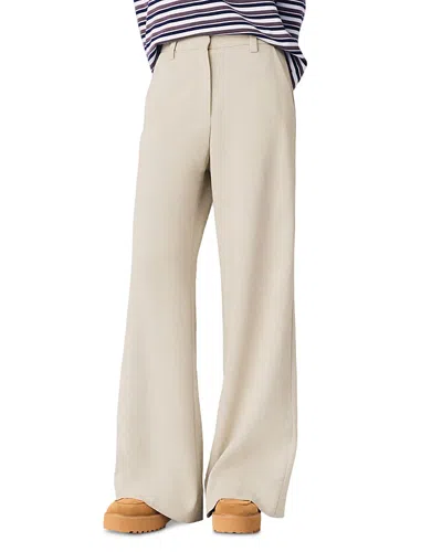 Maje Pantalon De Tailleur In Neutral