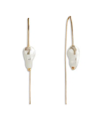 Baublebar Teagan Threaded Glass Pearl Earrings In Multi