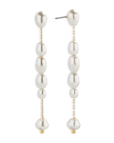 Baublebar Cindy Glass Pearl Earrings In Metallic