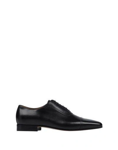 Shop Gucci Laced Shoes In Black