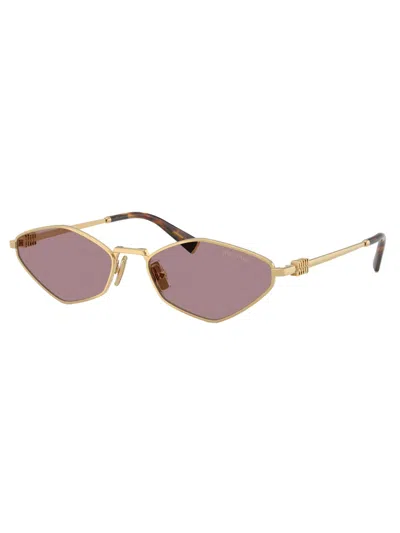 Miu Miu Sleek 56zs Mini Eyewear For Women In Neutral