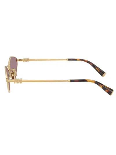 Miu Miu Sleek 56zs Mini Eyewear For Women In Neutral