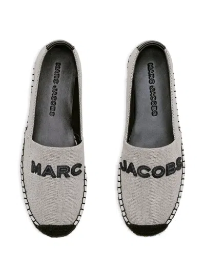 Marc Jacobs The Canvas Logo Espadrilles In Neutral