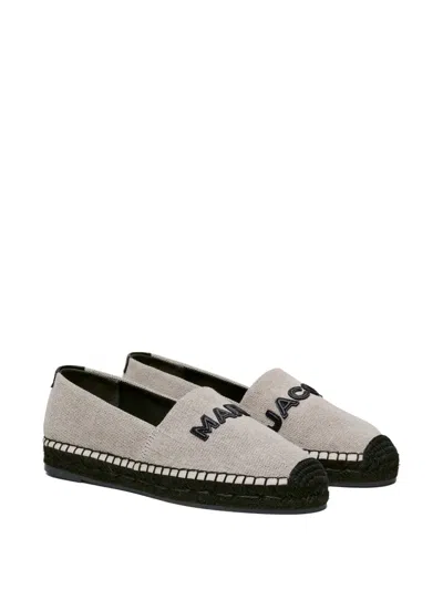 Marc Jacobs The Canvas Logo Espadrilles In Neutral