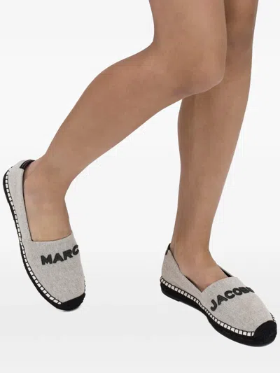 Marc Jacobs The Canvas Logo Espadrilles In Neutral