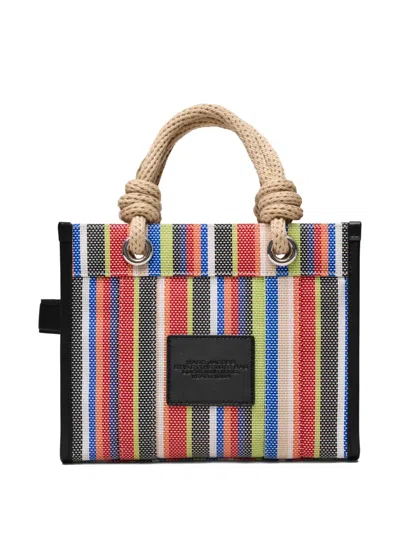 Marc Jacobs The Small Stripe Mesh Rope Tote Bag In Multi