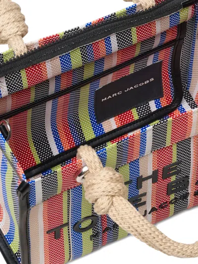 Marc Jacobs The Small Stripe Mesh Rope Tote Bag In Multi