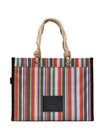 Marc Jacobs The Large Stripe Mesh Rope Tote Bag In Multi