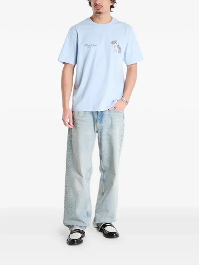 Filling Pieces Broken Plate T-shirt In Blue