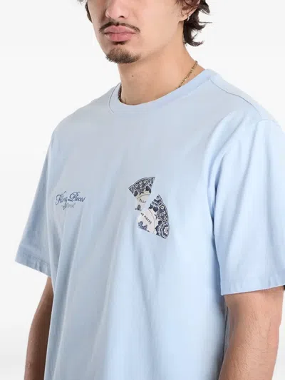 Filling Pieces Broken Plate T-shirt In Blue