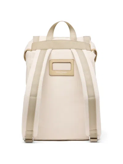 Maison Margiela Drawstring Backpack In Neutral