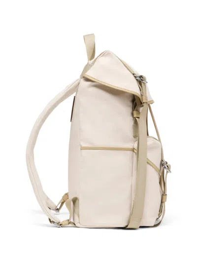 Maison Margiela Drawstring Backpack In Neutral