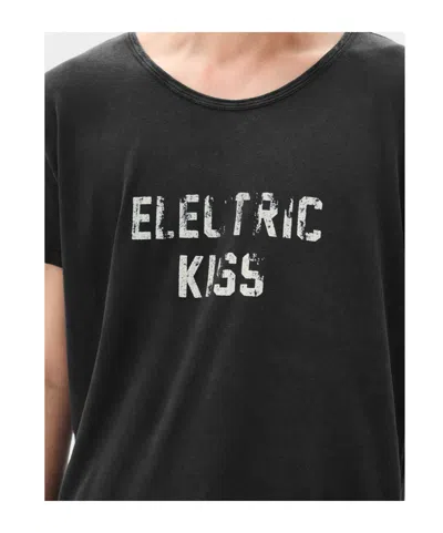 Ann Demeulemeester Idar Cropped Standard Fit T-shirt In Black