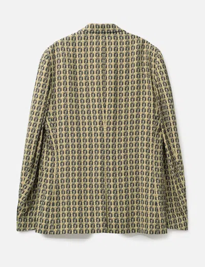 Fendi Monogram Blazer In Green