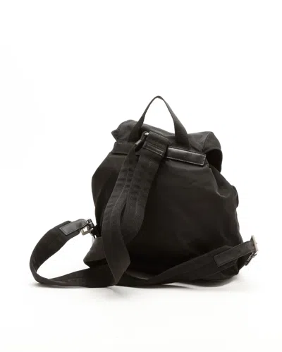 Prada Tessuto Backpack In Black