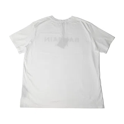 Balmain Logo-print T-shirt White In White