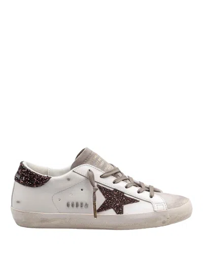 Golden Goose Deluxe Brand Women Super Star Leather Sneakers In Neutral