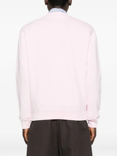 Jacquemus Pink Organic Cotton Fleece The Gros Grain Sweatshirt In Pink