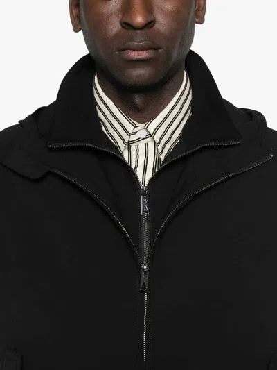 Armani Exchange Wool Vest In Black