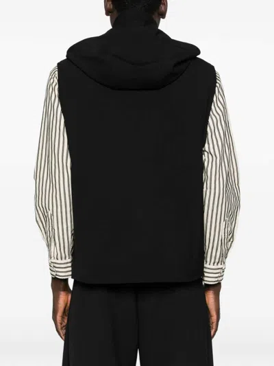 Armani Exchange Wool Vest In Black