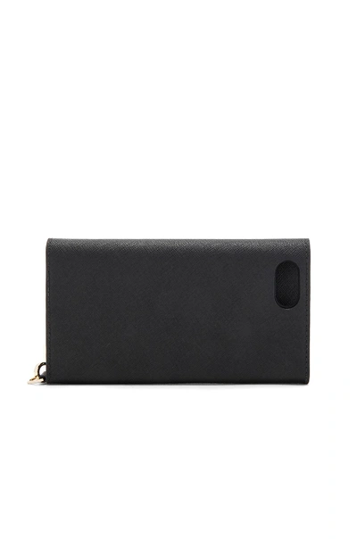 Shop Kate Spade Envelope Iphone 7 Wristlet In Black