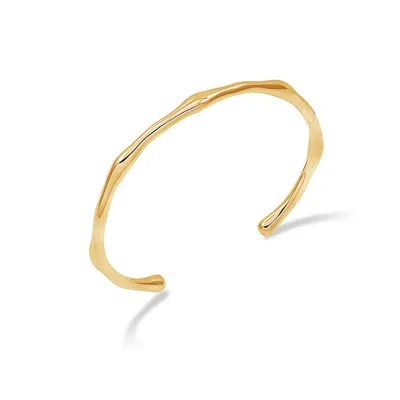 Dower & Hall Waterfall Torque Bangle In Metallic