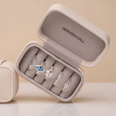 Dower & Hall Serenity Twinkle Ring Stack In Metallic