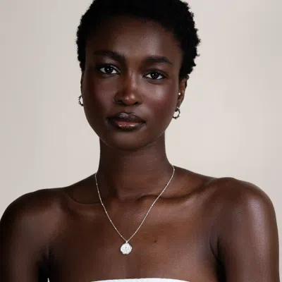 Dower & Hall Waterfall Hinged Huggie Hoops In Neutral