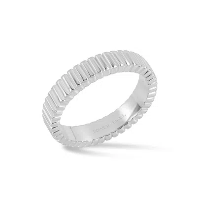 Dower & Hall Humbug Twinkle Ring In Silver