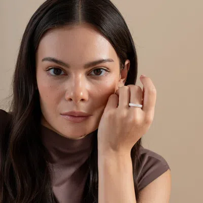 Dower & Hall Humbug Twinkle Ring In Silver