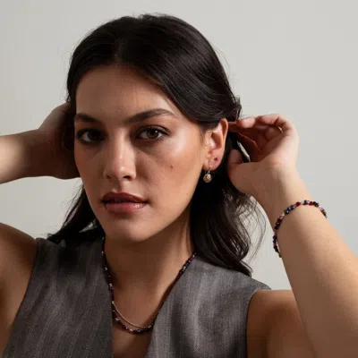 Dower & Hall 3mm Ruby Orissa Studs In Gold