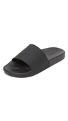 Vince Men's West Coast Pool Slide Sandals In Black