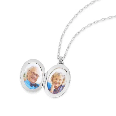 Dower & Hall Celeste Sapphire Locket In Gold