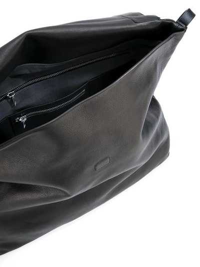 Shop Rick Owens Oversized Shoulder Bag In Black