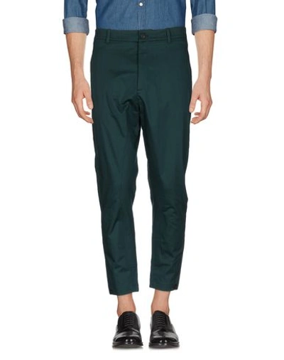 Shop Antonio Marras Casual Trouser In Dark Green