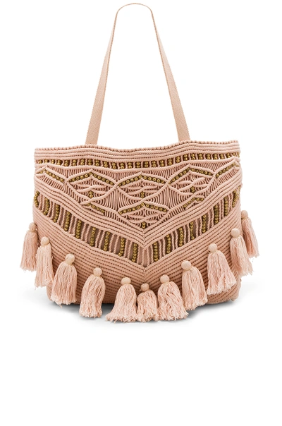 Cleobella Swoon Tote Bag In Blush